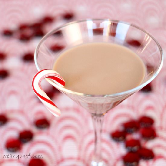 Chocolate Candy Cane Martini