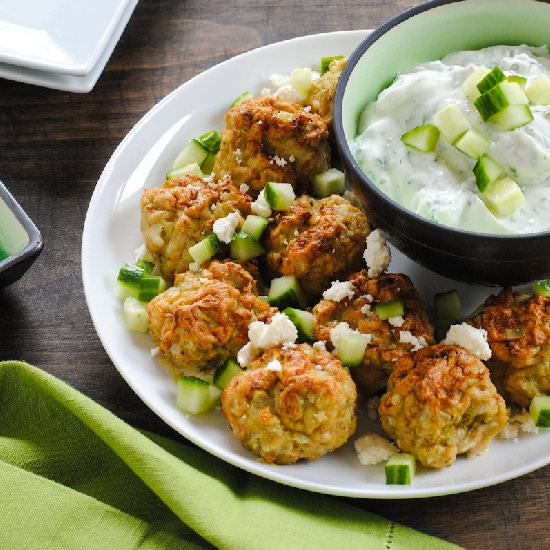 Greek Chicken Meatballs