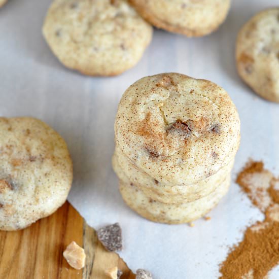 Toffee Speckled Snickerdoodles