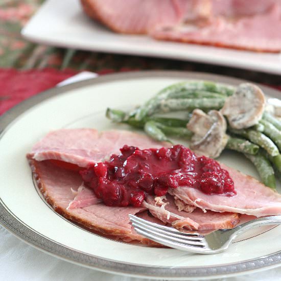 Cranberry Glazed Ham