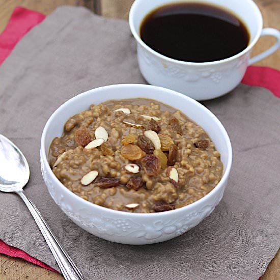 Gingerbread Steel Cut Oats