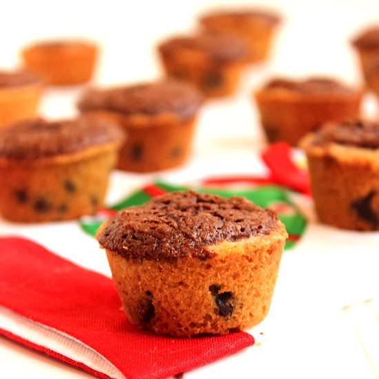 Chocolate Chip Mocha Brownie Bites
