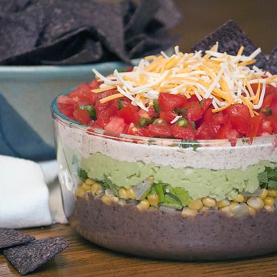 Healthy Five-Layer Dip