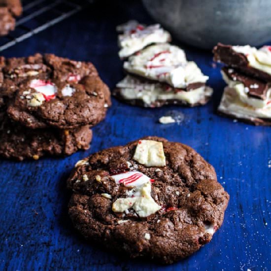 Peppermint Bark Cookies
