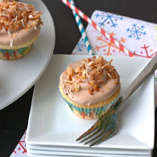 Coconut Chocolate Cupcakes