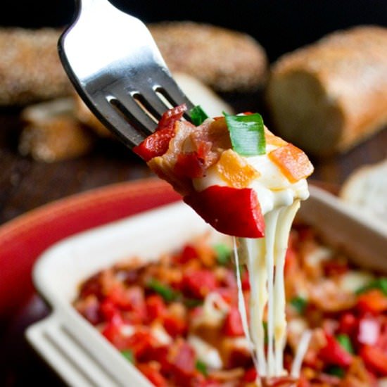 Holiday Hot Cheese Dip