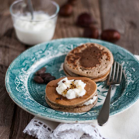 Blinis with Chestnuts