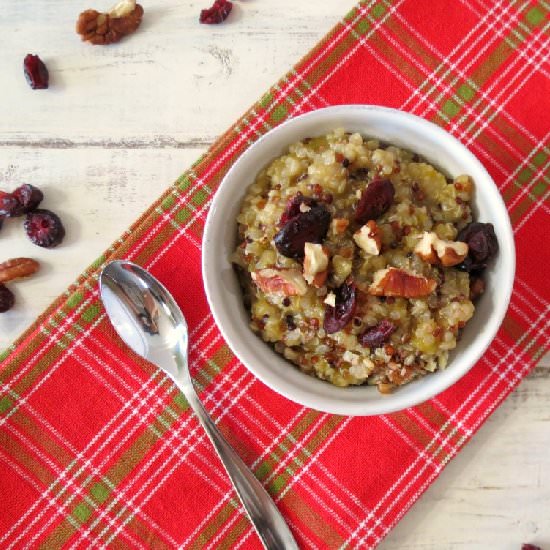 Winter Harvest Quinoa Oatmeal