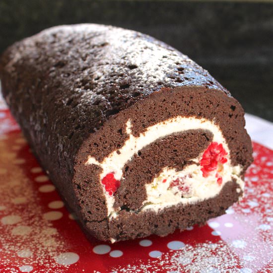 Chocolate Roll Cake Roll