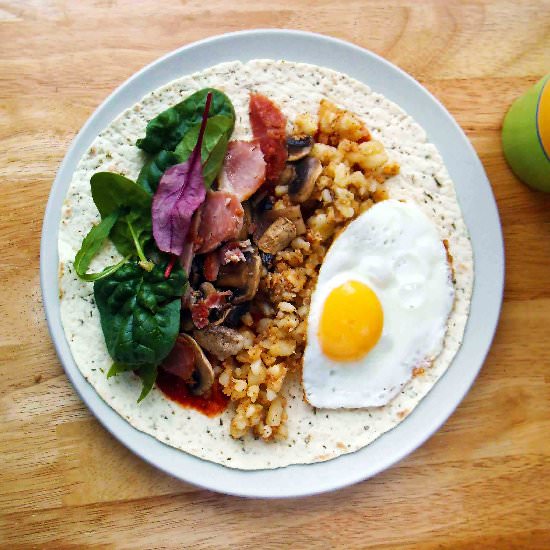 Potato & Egg Brunch Wrap