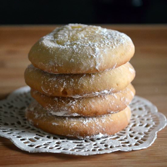 Lemon Curd Shortbread Cookies