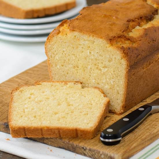 Lemongrass Coconut Quick Bread