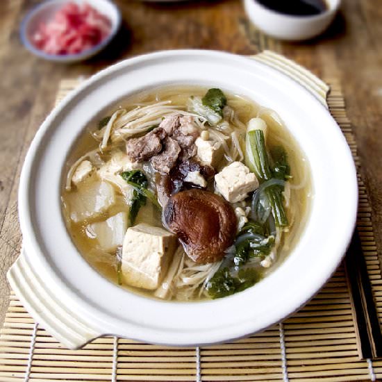 Nabe (yosenabe) Japanese hot pot