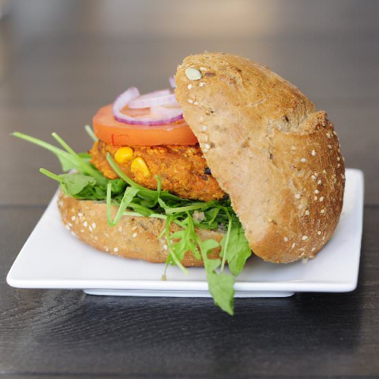 Simple and Sweet Potato Burgers
