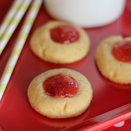 Pepper Jelly Cornmeal Cookies