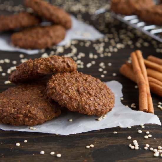 Gingerbread Quinoa Breakfast Cookie