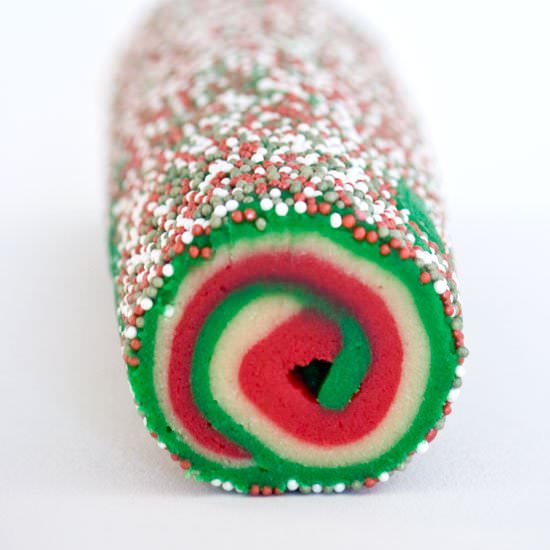 Peppermint Pinwheel Cookies