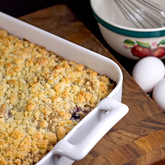 Blueberry Lemon Crumb Cake
