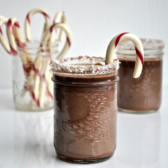 Candy Cane Hot Chocolate