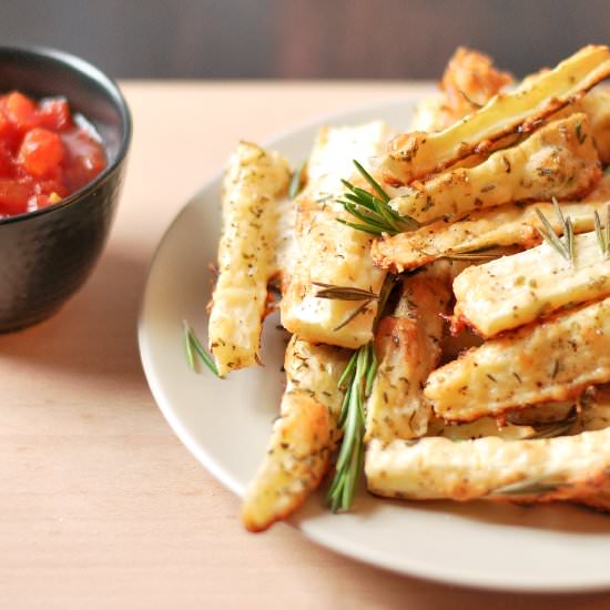 Parmesan Roasted Parsnips