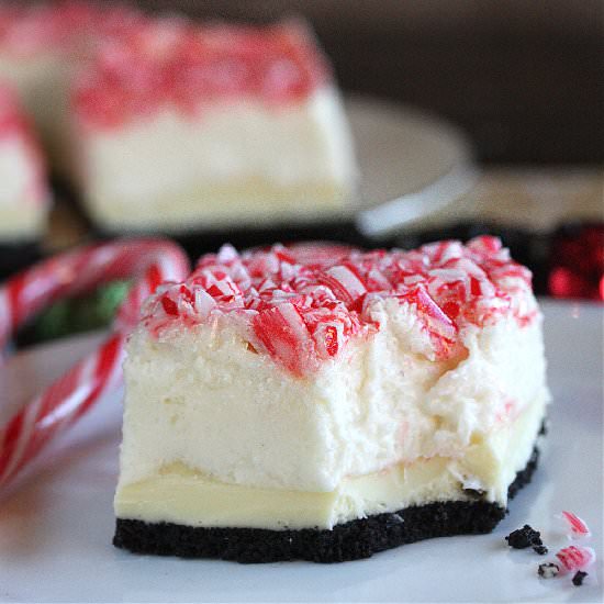 Peppermint Bark No-Bake Marshmallow