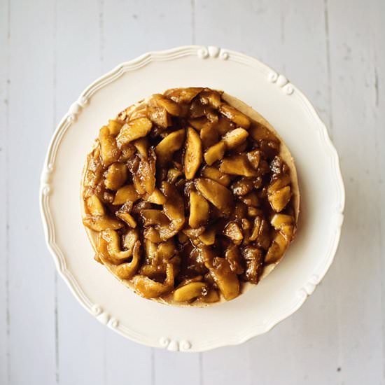 Apple Caramel Cheesecake