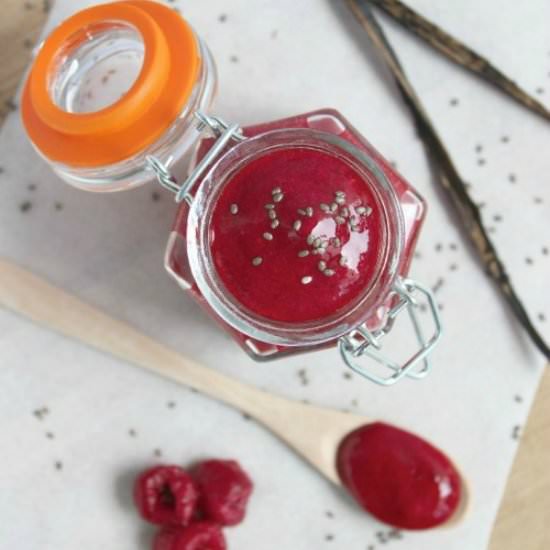 Raspberry & Vanilla Chia Jam
