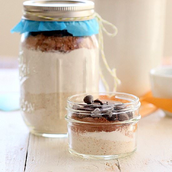 Vegan Brownie Mix in a Jar
