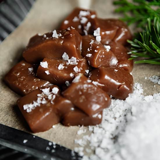 Salted Soft Caramels