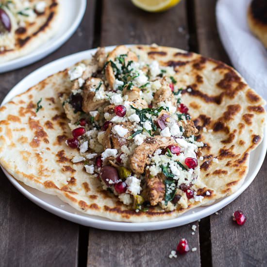 Middle Eastern Chicken Wraps