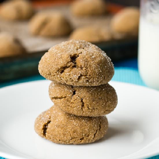 Soft Baked Gingerbread Cookies