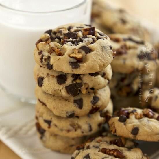 Pecan Creme de Menthe Cookies