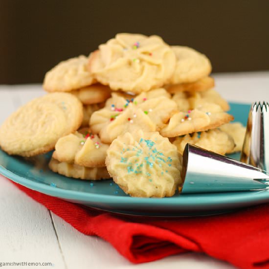 Holiday Spritz Cookies