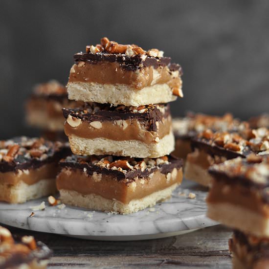 Chocolate Peanut Butter Shortbread