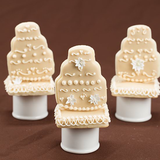 Winter Wedding Cookies