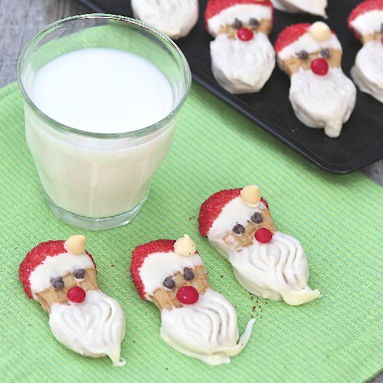 Nutter Butter Santa Cookies