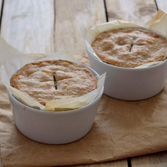 Mushroom Lentil Pies