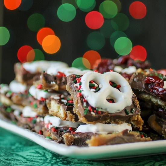 Vanilla Wafer Holiday Bark