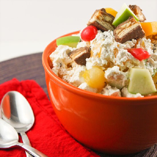 Candy Bar Fruit Salad