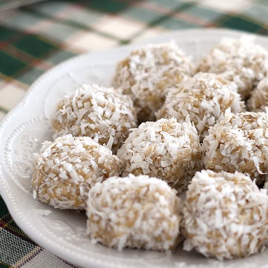 No Bake Orange Snowball Cookies