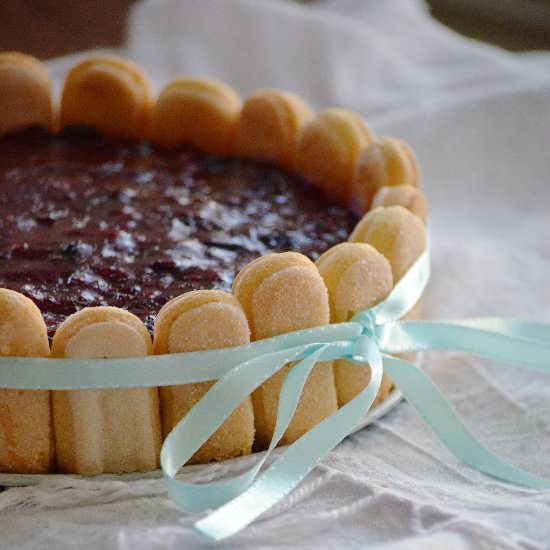 Berry Charlotte Cake