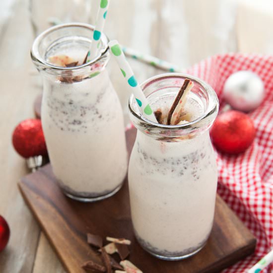 Peppermint Chocolate Chip Milkshake