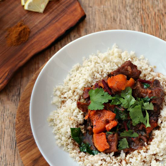 Easy Moroccan Beef Stew w/ Lemons
