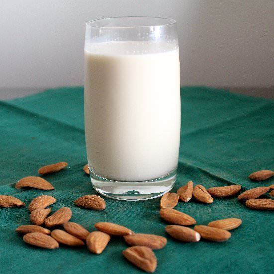 Homemade almond milk
