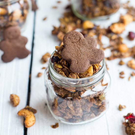 Gingerbread Boy Granola