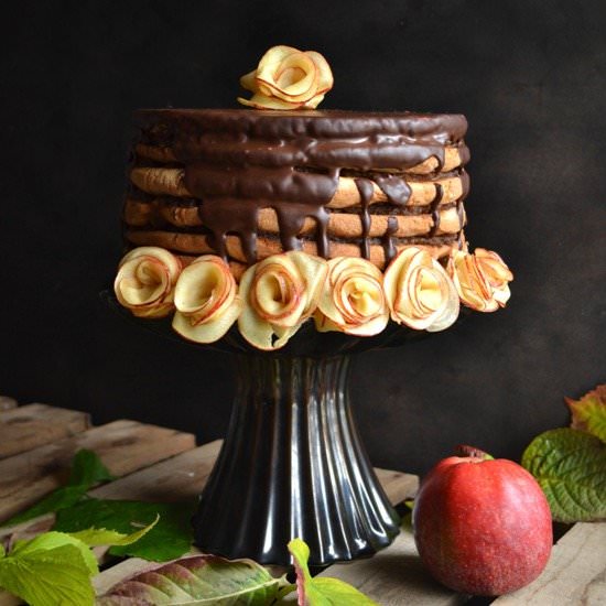Apple Stuck Cake