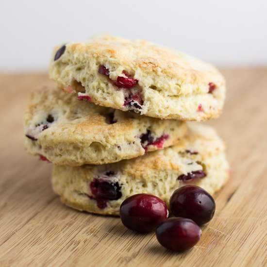 Cranberry and Lime Scones