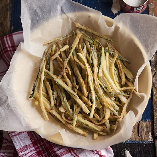 Zucchini Shoestring Fries