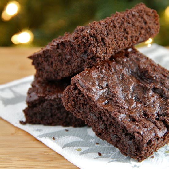 Chocolate Gingerbread Brownies