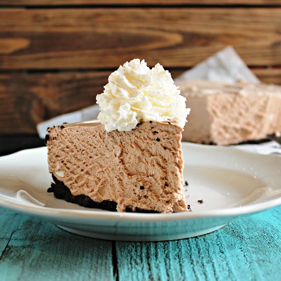 Frozen Hot Chocolate Cheesecake